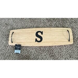 NWT Boston‎ Warehouse Monogram "S" Charcuterie Board